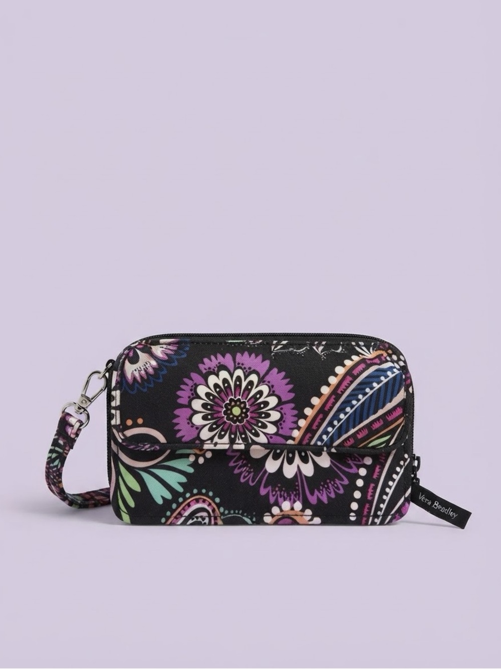 Vera Bradley All-In-One Crossbody Wristlet - Plum Crazy (NWOT)